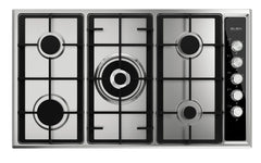 Elba Built In Gas Hob 90cm 5 Burners Stainless Steel