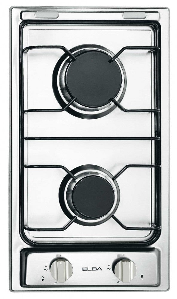 Elba Gas Hob Built-in 30 Cm Stainless Steel Enamelled Pan Supports