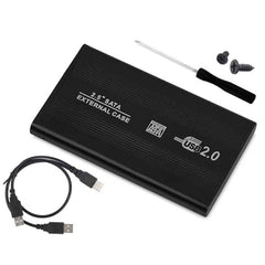 2.5 Inch SATA to USB 2.0 External Hard Drive Enclosure Case