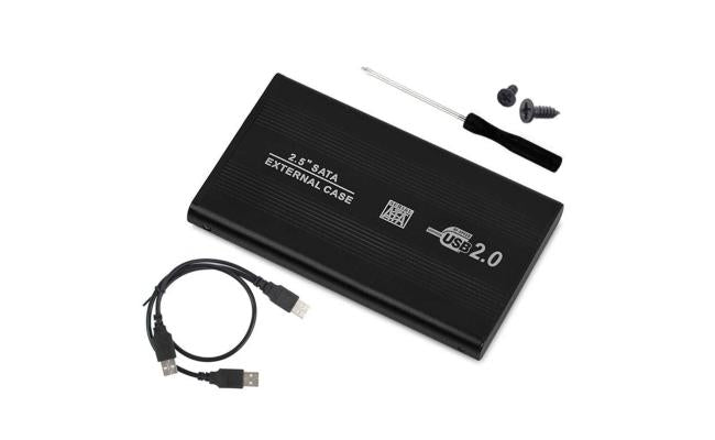 USB 2.0 SATA portable external hard drive for data storage