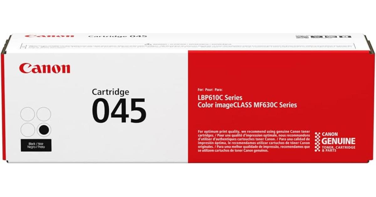 Canon 045 Black Toner Cartridge EP 045B (Original)