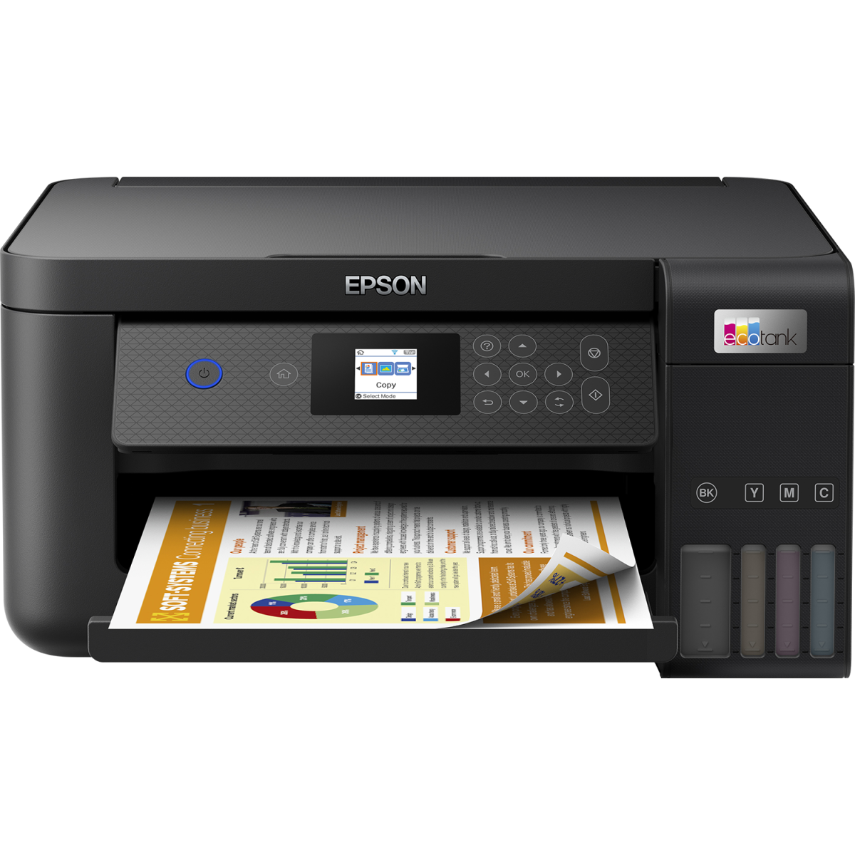 Epson Ecotank L4260 Wi Fi Duplex Aio Ink Tank Printer, Borderles Printing Up To A4 Size, Auto Duplex, 5760x1440 Dpi Resolution, 10.5ipm/5.0ipm Print Speed, Spill Free Ink Refilling, Black