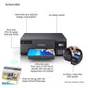 Epson EcoTank L8050 6-color Color A4 10x15cm Borderless photo with 5.760 x 1.440 DPI Resolution Inkjet 22 ppm Printer for Business Setup, Print On DVD Disk & ID Card