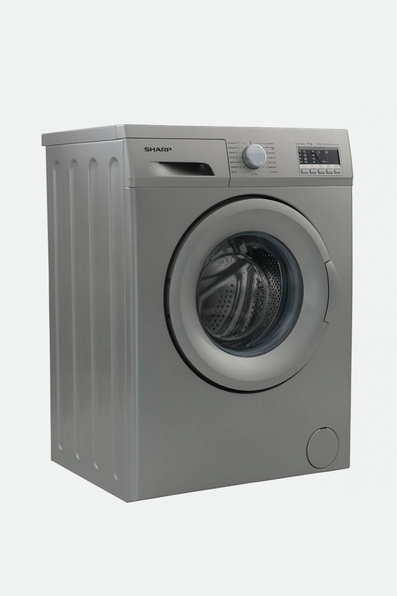 Sharp Washing Machine 7 Kg 1000 RPM Silver ES-FE710DZL-S