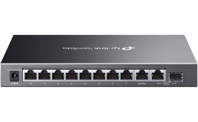 TP - Link Omada ES210GMP 10 - Port Gigabit Easy Managed Switch 123W Power with 8 - Port PoE+