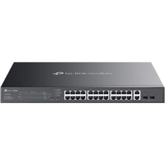 TP-Link Omada ES228GP 28-Port Gigabit Easy Managed Switch with 24-Port PoE+, 2× Gigabit SFP Slots, 250W Power Budget, QoS, PoE Auto Recovery, Port Isolation, Centralized Cloud Management