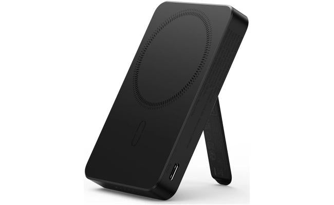 Esr Tech Esr for Magsafe Power Bank, Kickstand 6, 000mah Magsafe Portable Charger for Iphone 16/15/14/13/12, Black