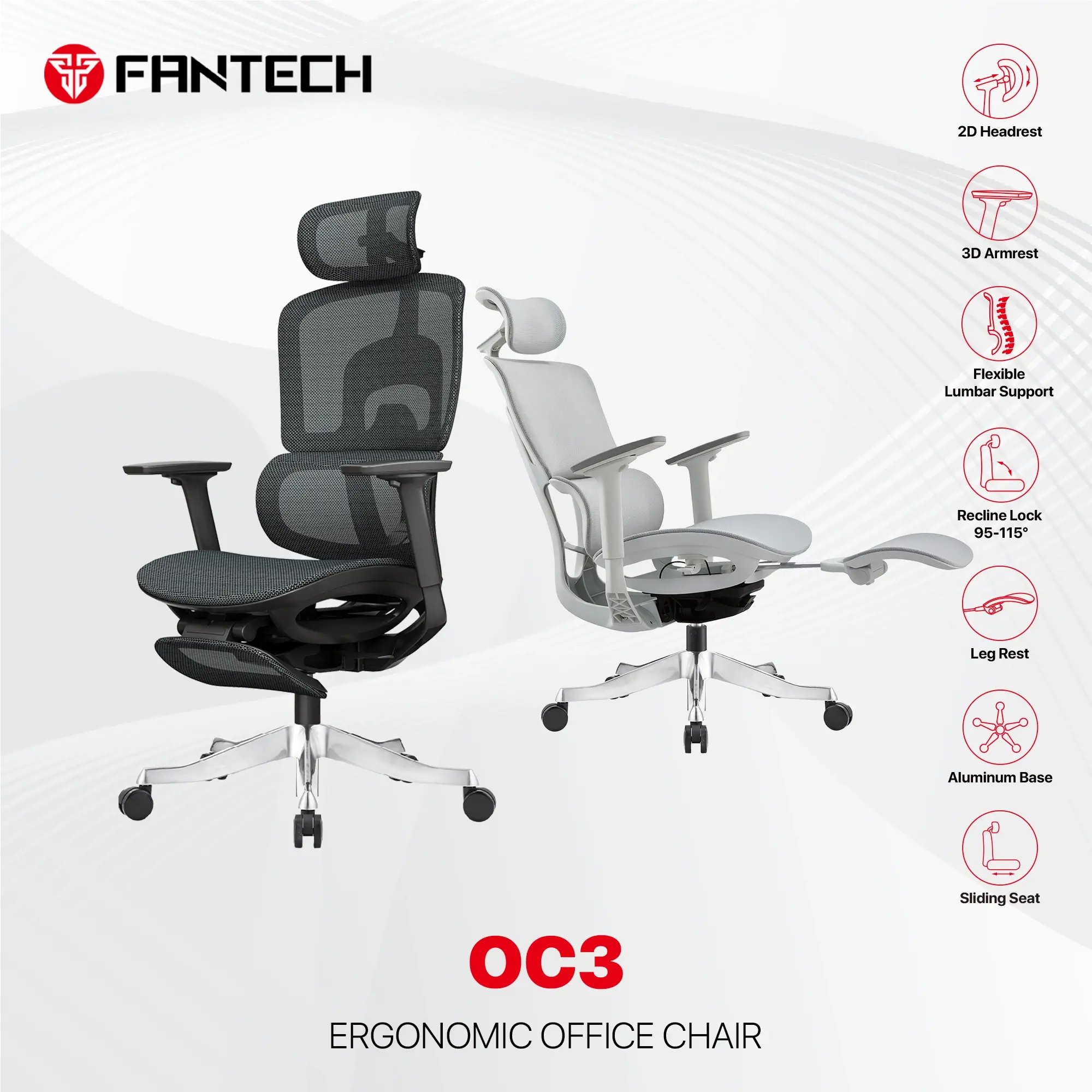 Fantech office chair for electronics hardware