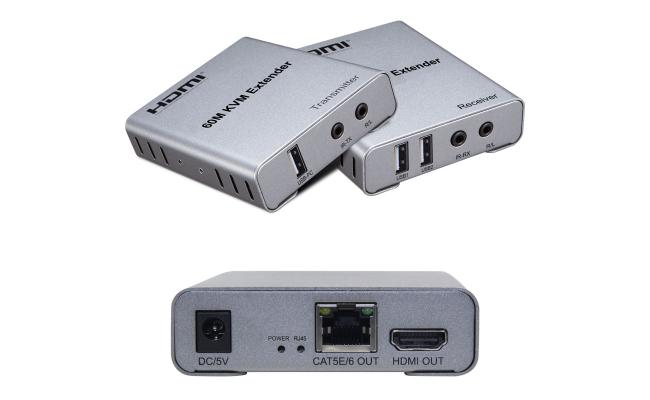Hdmi 60m Kvm Extender With Audio