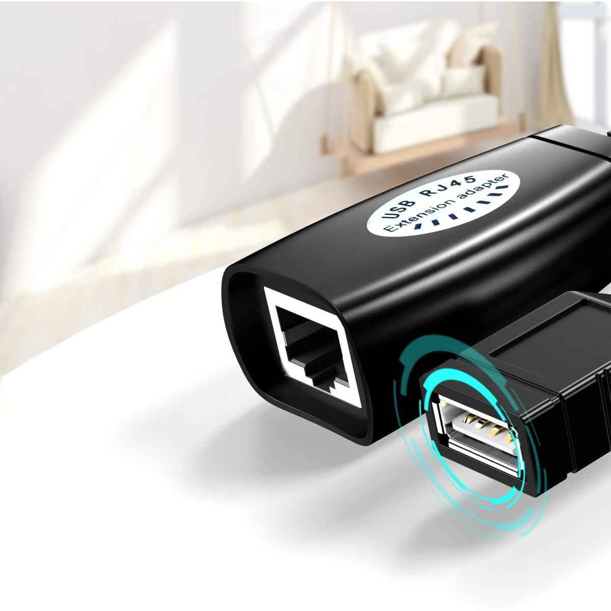 USB Over RJ45 Extension Adapter up to 150 ft length USB Over RJ45 Extension Adapter up to 150 ft length