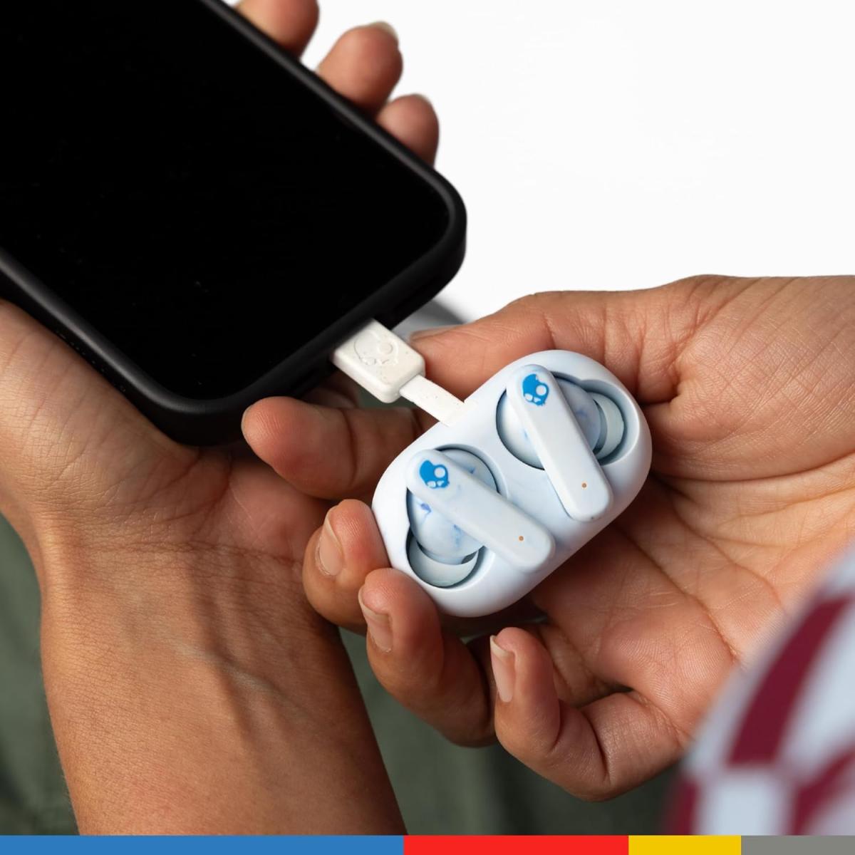Skullcandy Ecobuds Sustainable Wireless Earbuds, headset