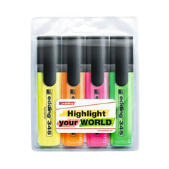 Edding 345 Highlighter Set Of 4 Colors