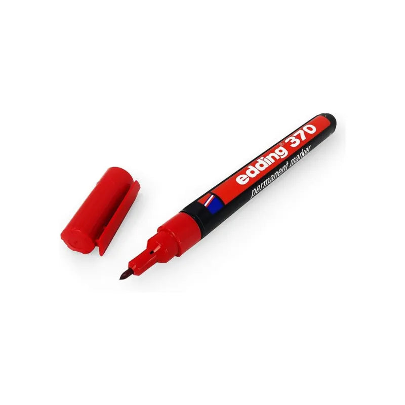 Edding 370 Permanent Marker - Red