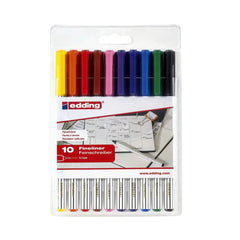 Edding 89 Office Liner EF - For Finest Lines Set Of 10 Colors