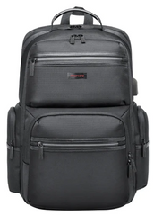 Promate Elite Pack Pro Heavy Duty Lightweight Backpack for 15.6” Laptops with Compartments