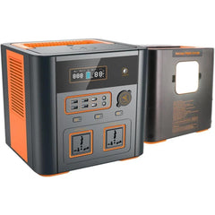 Toby’s Portable Power Station 500W, 150000mAh Lithium Battery, 220V AC Output, PD 60W, Wireless Charging, Lighting & Warning Modes, Multiple USB & DC Outputs - Black