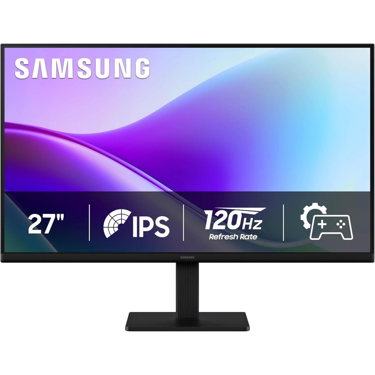 Samsung 27" S3 (S32GF) IPS Full HD 120Hz , Flicker Free, Eye Saver Mode AMD FreeSync HDMI & D-Sub Interface , Black