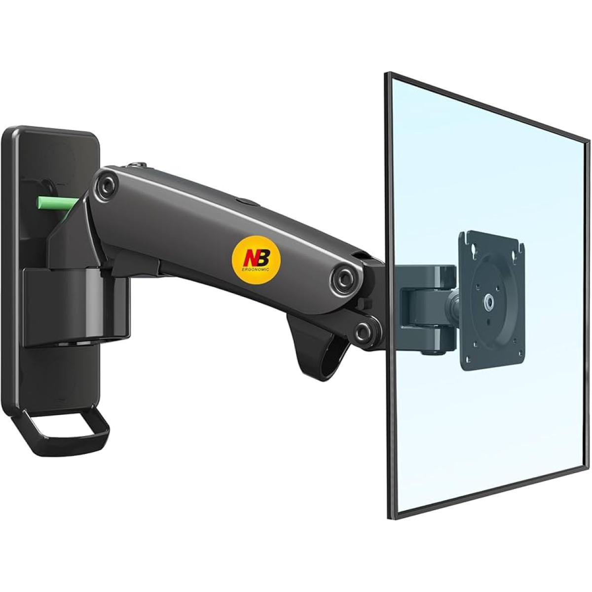 NB North Bayou F120 17″–27″ Gas Spring 360 rotate Full Motion Wall Mount TV Bracket