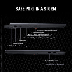 ASUS RGB NVMe PCIe laptop for portable computing