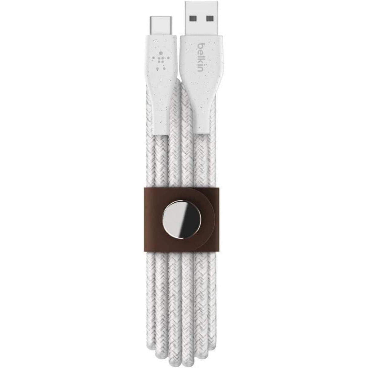 Belkin Duratek Plus Usb Type C To Usb A Charging Cable With Strap 1.2m (white) Belkin Duratek Plus Usb Type C To Usb A Charging Cable With Strap 1.2m (white)