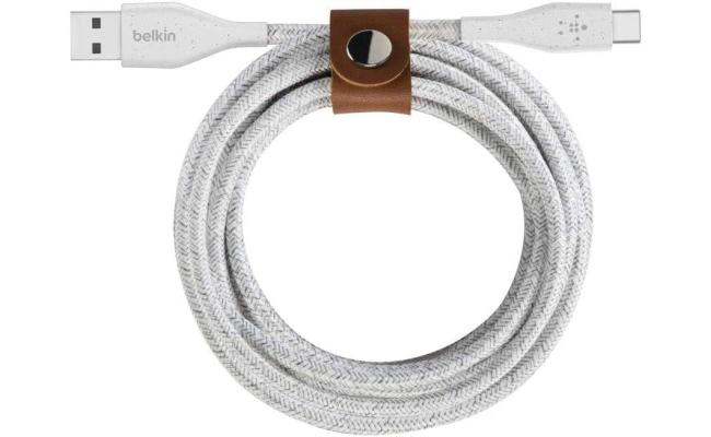 Belkin Duratek Plus Usb Type C To Usb A Charging Cable With Strap 1.2m (white) Belkin Duratek Plus Usb Type C To Usb A Charging Cable With Strap 1.2m (white)