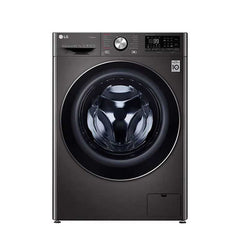 Front Load Washer & Dryer 10.5/7KG, AI DD, TurboWash 360°, Black Steel