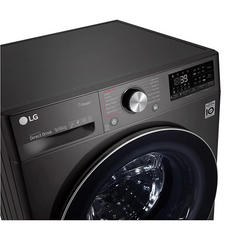 Front Load Washer & Dryer 9/6 Kg, AI DD™, TurboWash™360˚, Black Steel