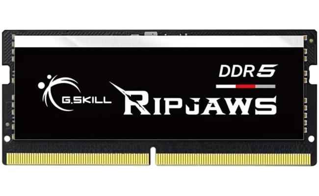 G.SKILL Ripjaws Series SODIMM Laptop 16GB (1x16GB) DDR5 RAM 5600MT/s CL46
