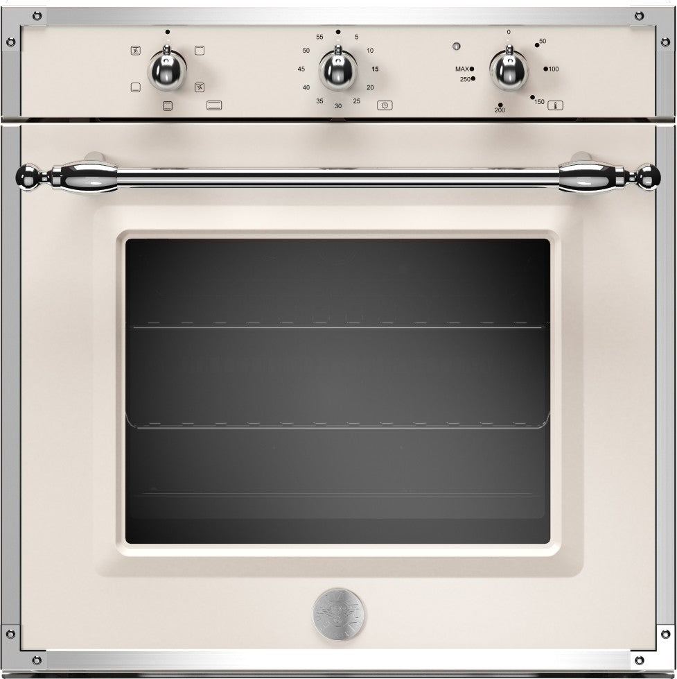 DR F605HEREKAX 60cm Electric Oven - Ivory/ Stainless Steel