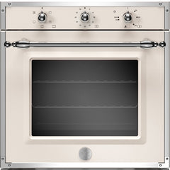 DR F605HEREKAX 60cm Electric Oven - Ivory/ Stainless Steel