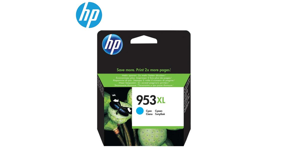 HP F6U16AE (953XL) High Yield Cyan Ink Cartridge (Original), toners and inks hp toners inks