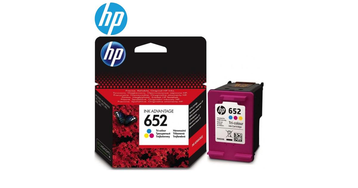 HP 652 TRI-Color Original Ink Advantage Cartridge (Original)