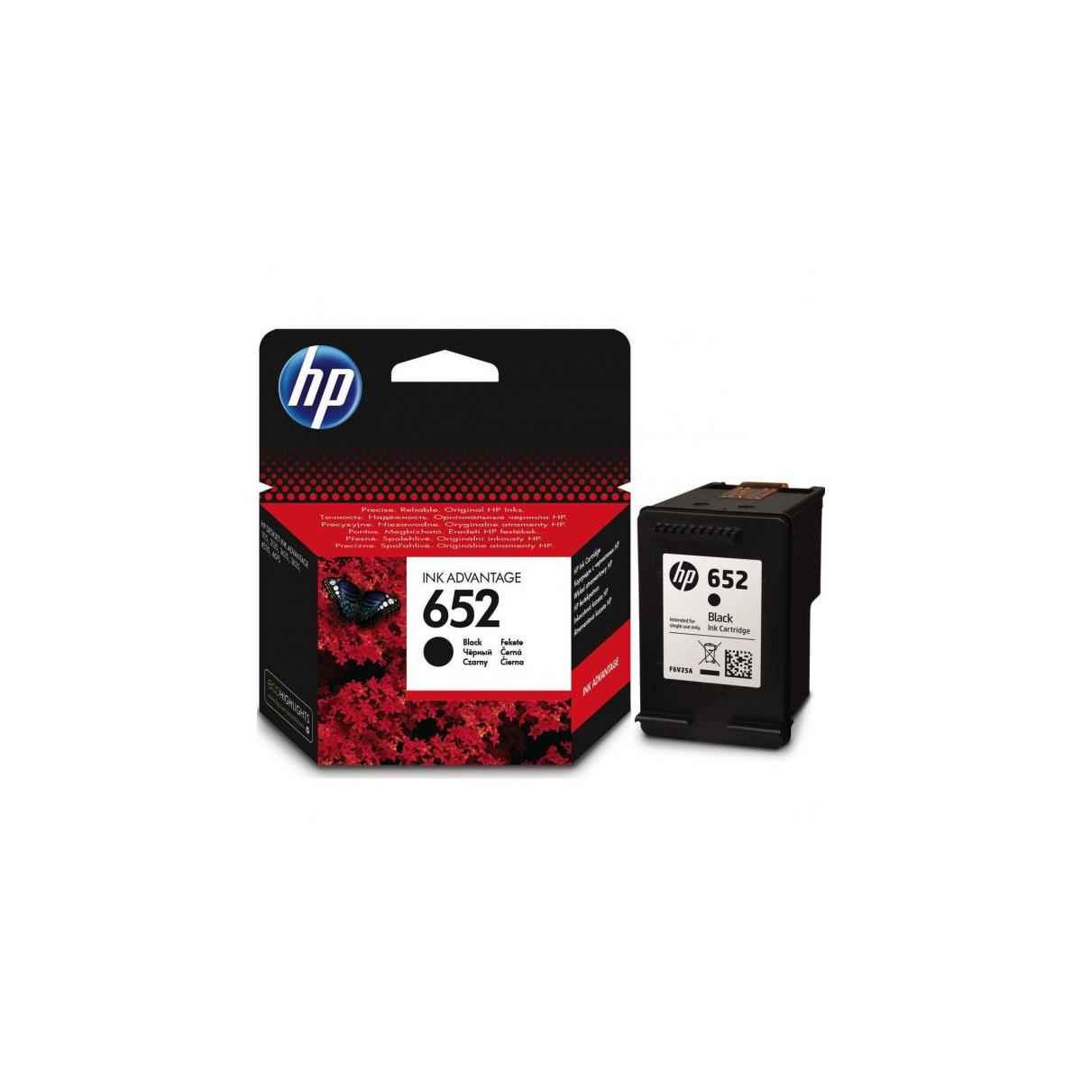 HP 652 Black Original Inkjet Advantage Cartridge For Deskjet 1115.2135.3635.3636.3775.3785.3787.3835