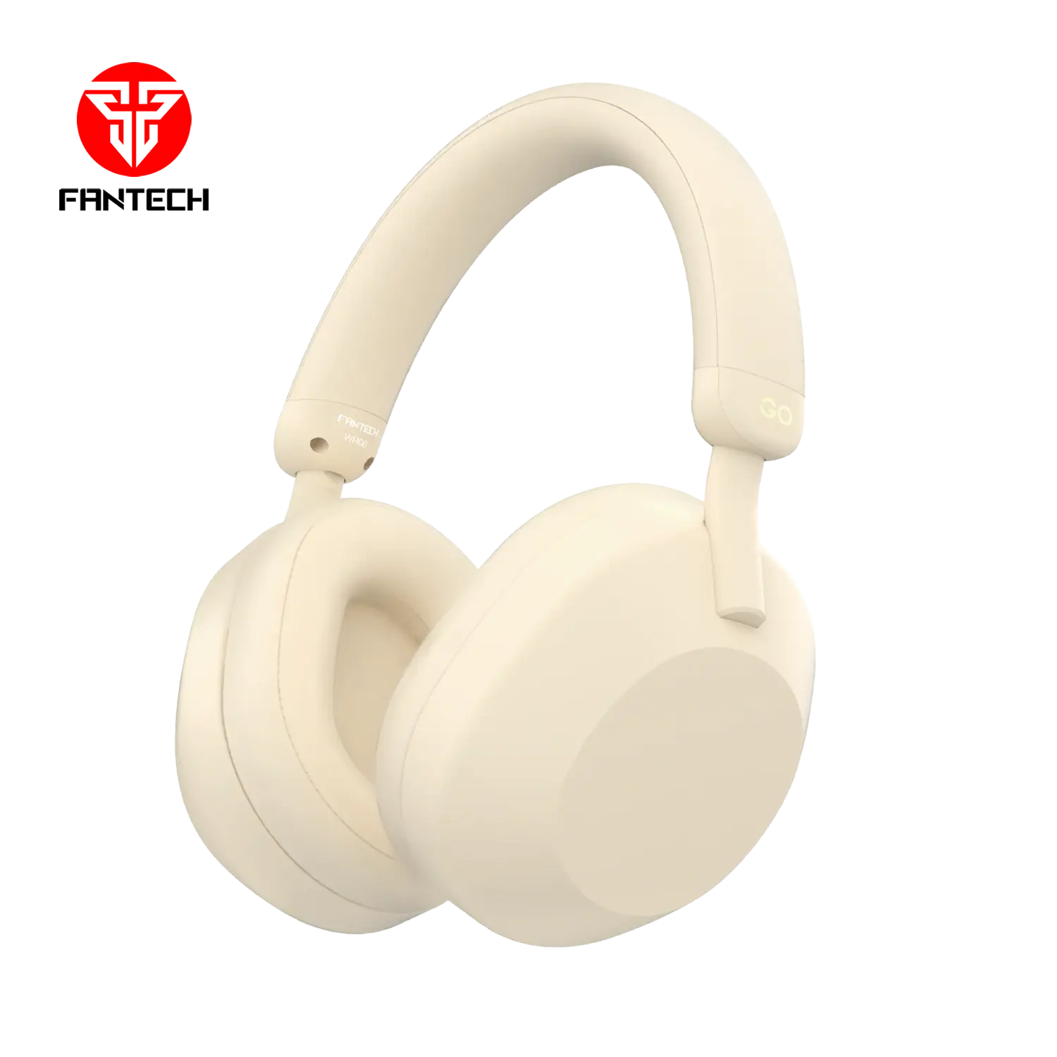 Fantech Go Tune Wh06 Wireless Headphone Dual Connection Beige