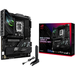 Asus Rog Strix Z890 F Gaming Wi Fi 7 Z890 Ddr5 Lga 1851 Advanced Ai Pc Ready 5x M.2 Ssd Pcie® 5.0 Thunderbolt™ 4 Usb Type C® 2.5gb Lan - CompuMe