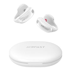 Acefast Aceclip Pro Open Ear Wireless Earphones Dual Mic Noise Reduion Bluetooth Compatible Earbuds White
