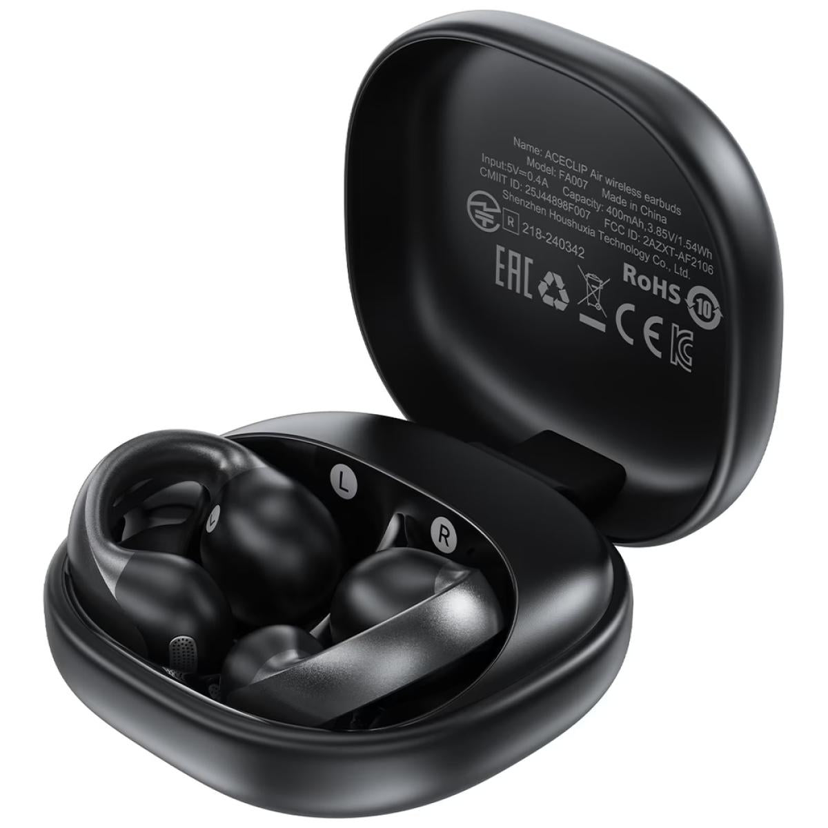 ACEFAST FA007 ACECLIP Air OWS AI Translation Earbuds Black