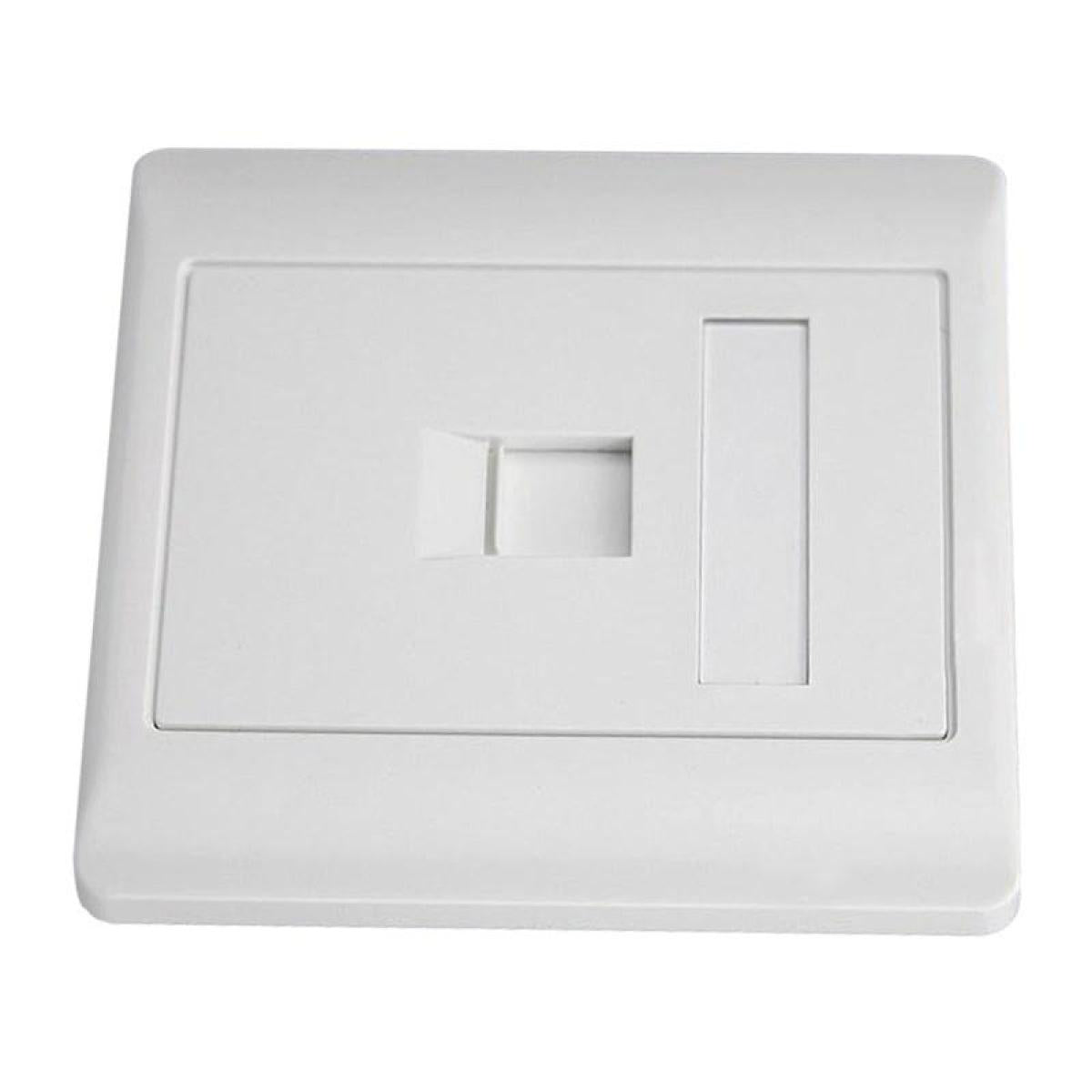 1 Port RJ45 Cat5e Face Plate Wall Socket