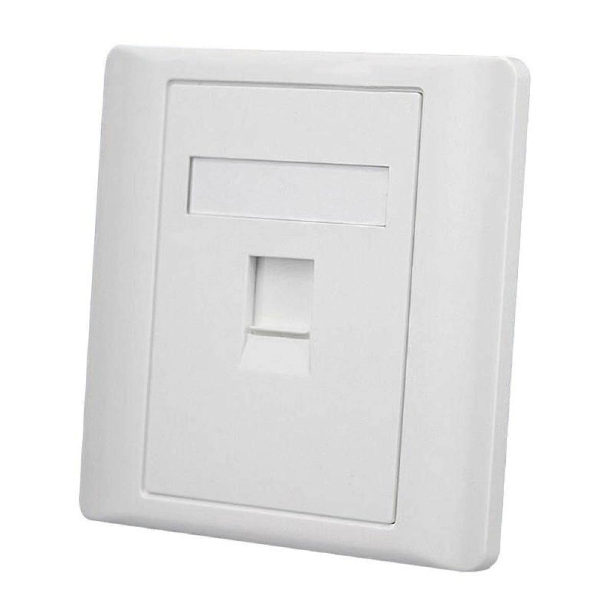 1 Port RJ45 Cat5e Face Plate Wall Socket