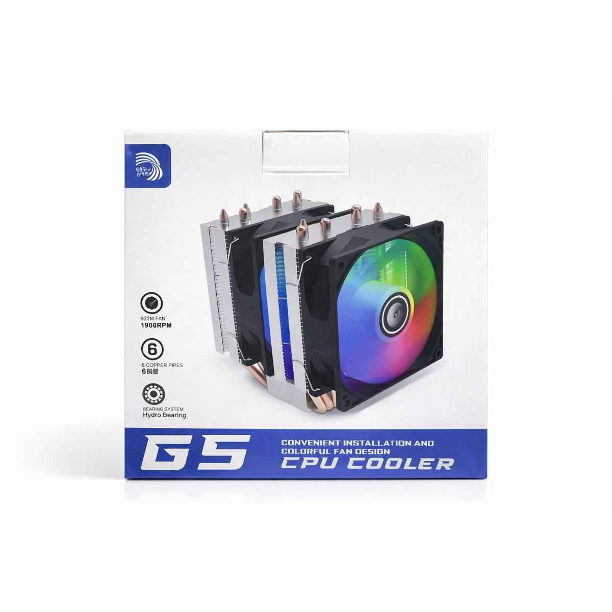 G5 Hydro Bearing CPU Cooler RGB Fan