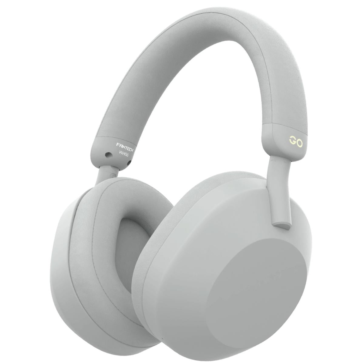 FANTECH GO TUNE WH06 Wireless (Grey) Comfortable & Elegant Headphone Design, Dual Connection (BT 5.3 + 3.5mm Audio), Up To 20 Hours Battery | GO TUNE WH06 | - CompuMe