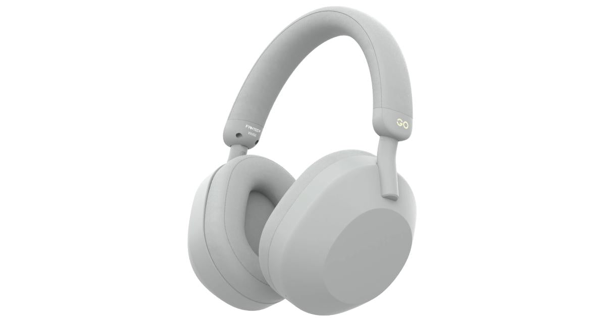 FANTECH GO TUNE WH06 Wireless (Grey) Comfortable & Elegant Headphone Design, Dual Connection (BT 5.3 + 3.5mm Audio), Up To 20 Hours Battery
