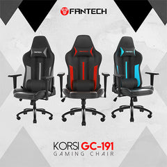 Fantech Korsi GC191 Gaming Chair Blue, gaming chairs