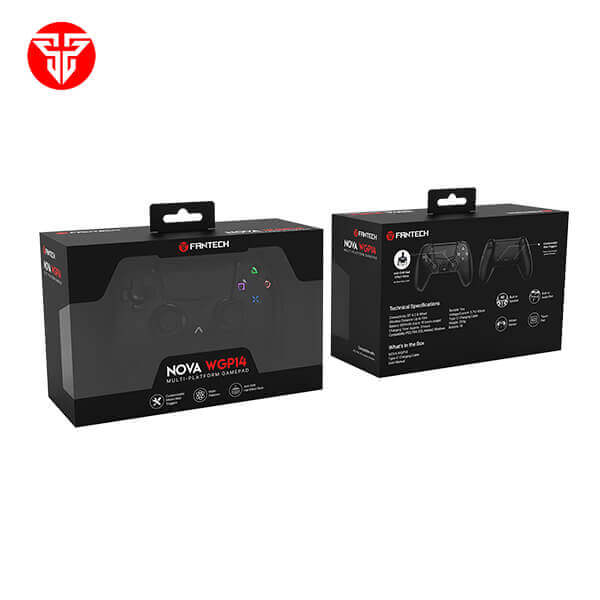 Fantech Nova WGP14 Dual Connection (bt/wired) Gaming Controller Black with gamepad