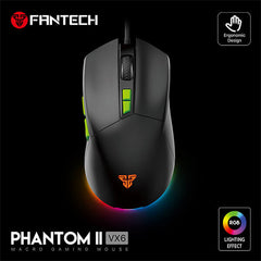Fantech Phantom Ii Vx6 Gaming Mouse Black