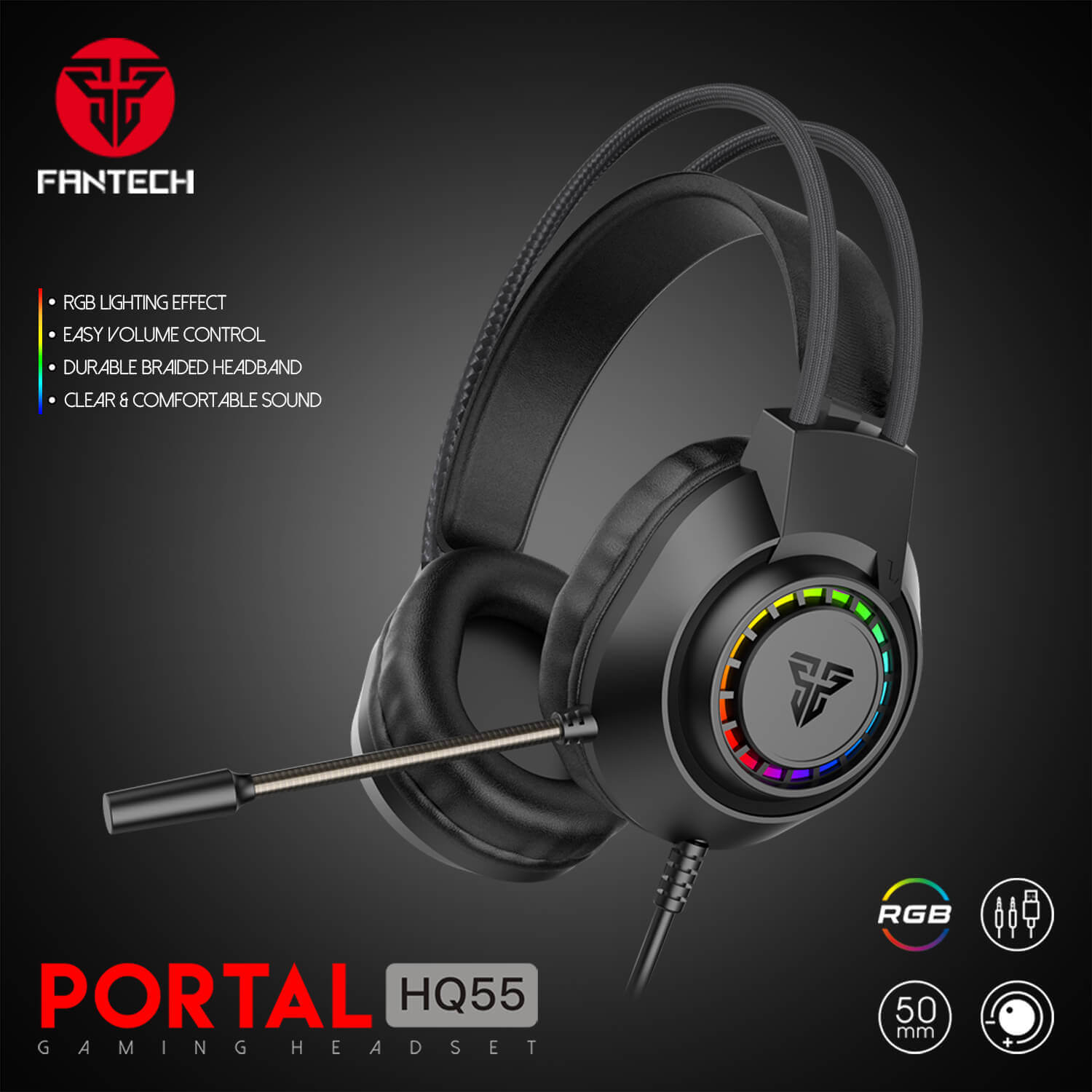 Fantech Portal Hq55 Gaming Headset Fantech Portal Hq55 Gaming Headset