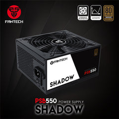 Fantech PSB550 550w Shadow 80 Plus Bronze Power Supply