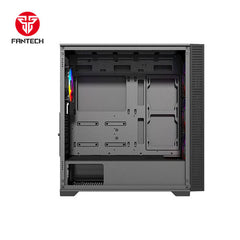 FANTECH RHOMBUS XL CG84 ARGB FANS MID TOWER CASE - BLACK (EXCLUSIVE)