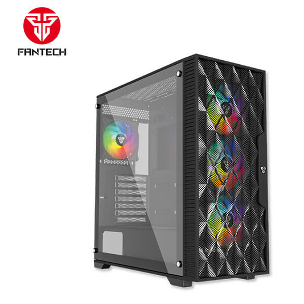 Fantech Rhombus Xl Cg84 Argb Fans Tower Case Black (exclusive)