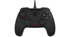 Fantech Shooter II GP13 Wired Gaming Controller, 1.8m Braided Cord, Dual Vibration Motors, Turbo Mode - Black